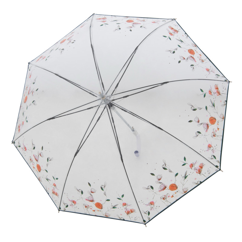 DOPPLER skėtis Transparent Floral 74054
