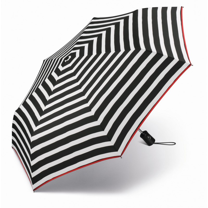 HAPPY RAIN skėtis Essentials Up & Down black wht. (3)