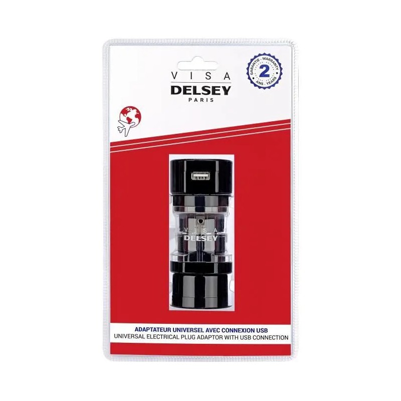 DELSEY adapteris Universal Electric. Plug 0910512 (1)